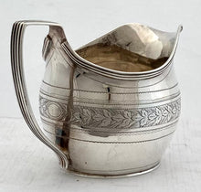 Georgian, George III, Silver Cream Jug. London 1802 Stephen Adams II. 2.8 troy ounces.