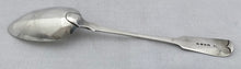 Victorian Silver Basting Spoon. London 1846 John Robert Harris. 3.6 troy ounces.