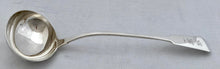 Victorian Silver Soup Ladle. Exeter 1854 John Stone. 9.4 troy ounces.
