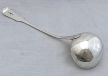 Victorian Silver Soup Ladle. Exeter 1854 John Stone. 9.4 troy ounces.
