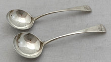 Georgian, George III, Pair of Silver Sauce Ladles. London 1801 Thomas Wallis II. 3 troy ounces.