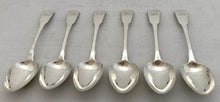 Georgian, George IV, Six Silver Tablespoons. London 1820 Solomon Royes. 15.4 troy ounces.