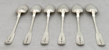 Georgian, George IV, Six Silver Tablespoons. London 1820 Solomon Royes. 15.4 troy ounces.