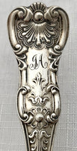 Six Victorian Scottish Silver Teaspoons. Glasgow 1853 Alexander Coghill. 5 troy ounces.