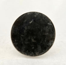 George VI Large Silver Capstan Inkwell. Birmingham 1948 Sanders & Mackenzie.