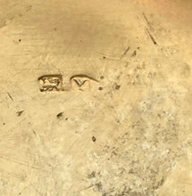 George VI Large Silver Capstan Inkwell. Birmingham 1948 Sanders & Mackenzie.