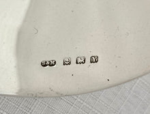 George VI Large Silver Capstan Inkwell. Birmingham 1948 Sanders & Mackenzie.