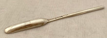 Georgian, George I, Silver Marrow Scoop. London 1724 Henry Clarke I. 1.4 troy ounces.