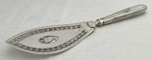 Georgian, George III, Old Sheffield Plate Fish Slice.