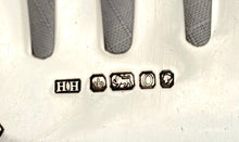 Victorian Walnut Cased Silver Fish Servers. Sheffield 1881 Harrison Brothers & Howson.