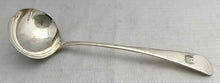 Edwardian Silver Soup Ladle. Sheffield 1903 Walker & Hall. 8.5 troy ounces.