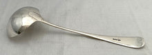 Edwardian Silver Soup Ladle. Sheffield 1903 Walker & Hall. 8.5 troy ounces.