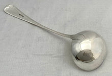 Edwardian Silver Soup Ladle. Sheffield 1903 Walker & Hall. 8.5 troy ounces.