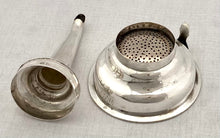 A George III Silver Wine Funnel. London 1789, or 1809, Alexander Field. 2.4 troy ounces.