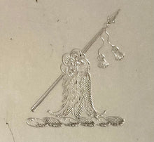 Early 20th Century Silver Plated & Crested Square Salver. Hawksworth Eyre & Co. of Sheffield.