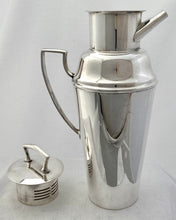 Art Deco Silver Plated Milk Churn Cocktail Shaker. Asprey of London, circa 1930.