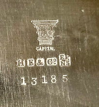 Early 20th Century Silver Plated & Crested Square Salver. Hawksworth Eyre & Co. of Sheffield.