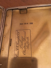 Asprey,  George V, silver cigarette case with inscription to Royal Navy Officer H.A. Knight. London 1919.