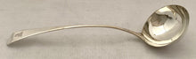 Georgian, George III, Silver Soup Ladle. London 1804, Peter, Ann & William Bateman. 5.4 troy ounces.