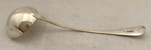 Georgian, George III, Silver Soup Ladle. London 1804, Peter, Ann & William Bateman. 5.4 troy ounces.