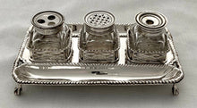 Georgian, George III, Silver Inkstand. London 1773 Charles Aldridge & Henry Green. 7.2 troy ounces.