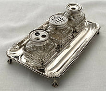 Georgian, George III, Silver Inkstand. London 1773 Charles Aldridge & Henry Green. 7.2 troy ounces.