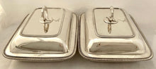Georgian, George III, Pair of Silver Entree Dishes. London 1806/07 John Edwards III. 102 troy ounces.