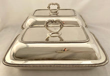 Georgian, George III, Pair of Silver Entree Dishes. London 1806/07 John Edwards III. 102 troy ounces.