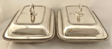 Georgian, George III, Pair of Silver Entree Dishes. London 1806/07 John Edwards III. 102 troy ounces.