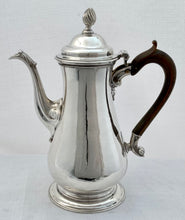 Georgian,  George III, Silver Armorial Coffee Pot. London 1763 William Grundy. 16 troy ounces.