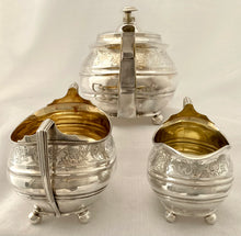 Georgian, George III, Scottish Silver Tea Set. Edinburgh 1809 George McHattie. 35.5 troy ounces.