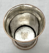Early George III Old Sheffield Plate Beaker, circa 1760.