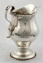 Georgian, George III, Silver Cream Jug. London 1769. 2.7 troy ounces.