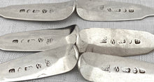 Georgian, George IV, Six Silver Teaspoons. Newcastle 1821 Christian & David Reid. 2.5 troy ounces