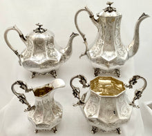 Victorian Silver Plated Tea & Coffee Set, circa 1870.