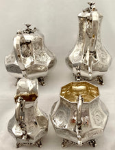 Victorian Silver Plated Tea & Coffee Set, circa 1870.