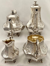 Victorian Silver Plated Tea & Coffee Set, circa 1870.
