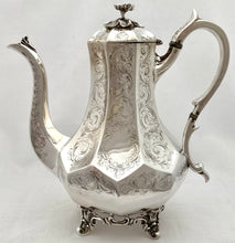 Victorian Silver Plated Tea & Coffee Set, circa 1870.