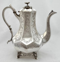 Victorian Silver Plated Tea & Coffee Set, circa 1870.