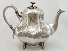 Victorian Silver Plated Tea & Coffee Set, circa 1870.