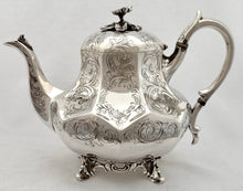 Victorian Silver Plated Tea & Coffee Set, circa 1870.