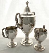 Georgian, George III, Suite of Three Irish Silver Cups. Arms of Carroll & Irvine. Dublin 1788. 72.8 troy ounces.