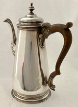George II Silver Coffee Pot. London circa 1750, Peter Archambo II & Peter Meure. 20.7 troy ounces.