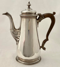 George II Silver Coffee Pot. London circa 1750, Peter Archambo II & Peter Meure. 20.7 troy ounces.