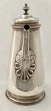 George II Silver Coffee Pot. London circa 1750, Peter Archambo II & Peter Meure. 20.7 troy ounces.