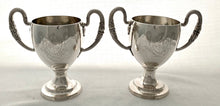 Georgian, George III, Suite of Three Irish Silver Cups. Arms of Carroll & Irvine. Dublin 1788. 72.8 troy ounces.