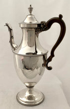 Georgian, George III, Silver Coffee Pot, London 1782 Charles Wright. 30 troy ounces.