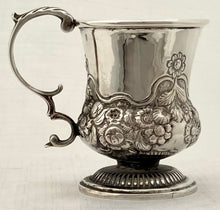Georgian, George IV, Silver Christening Mug. 3.8 troy ounces.