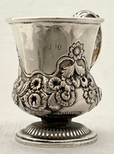 Georgian, George IV, Silver Christening Mug. 3.8 troy ounces.
