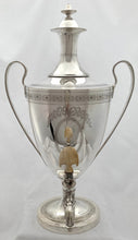 Early Victorian Silver Plated Tea Urn. Elkington, Mason & Co. 1851.